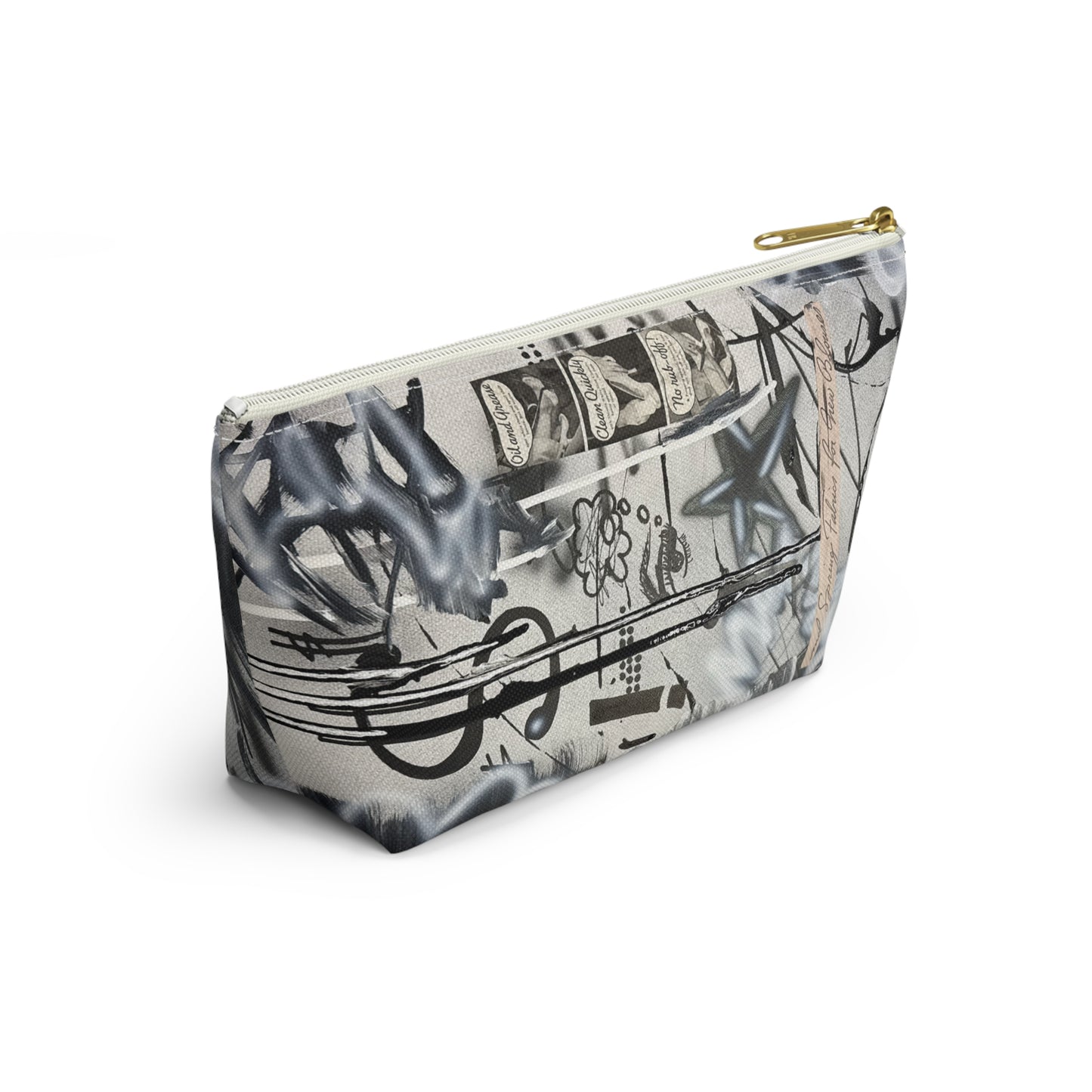 "monochrome mood" airbrush makeup pouch