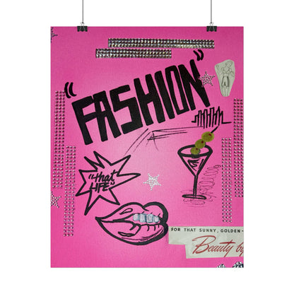 "high fashion" airbrush rolled print