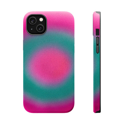 MagSafe "watermelon swirl aura" airbrush iPhone case