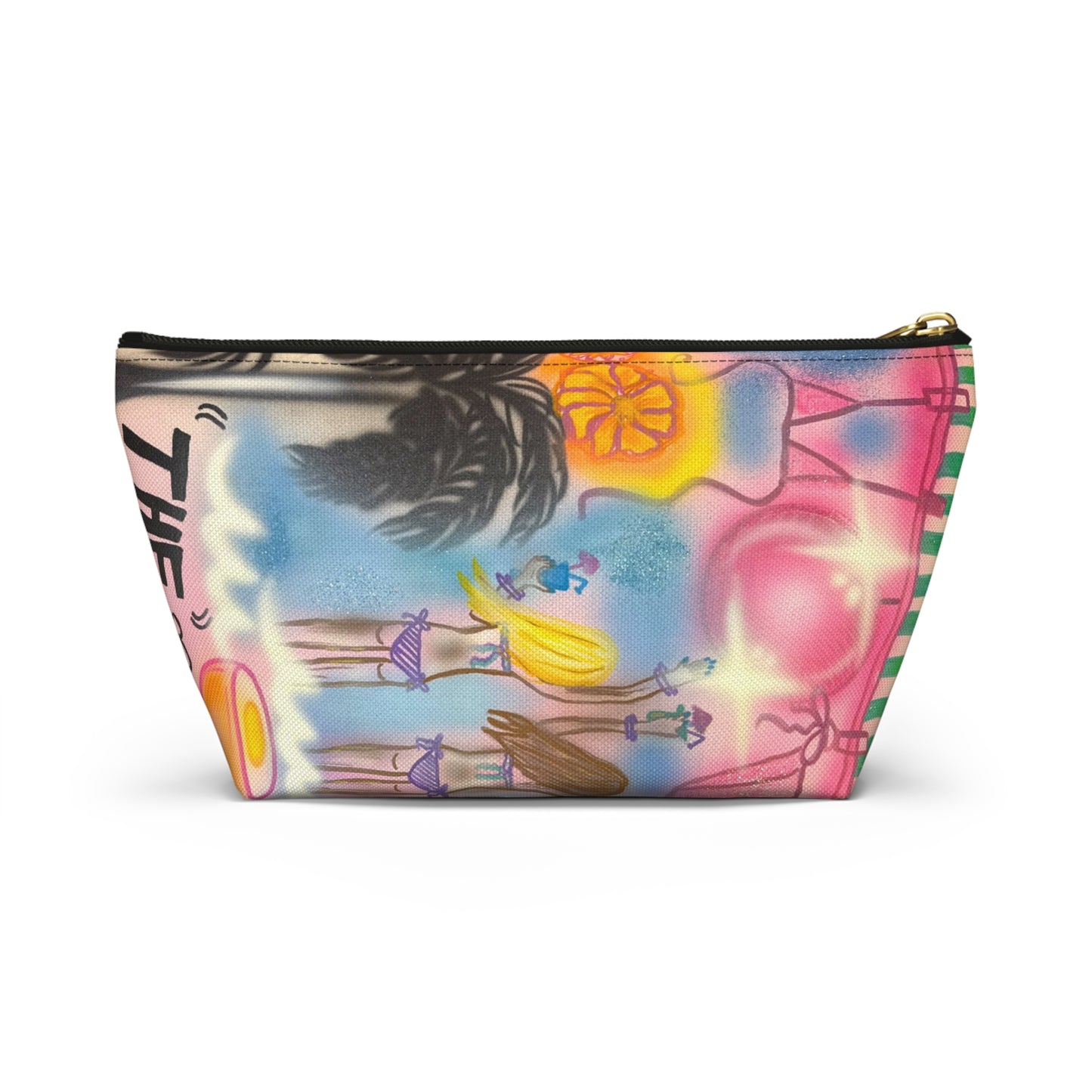 "kinis & tinis" airbrush makeup pouch