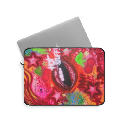 "hot stuff" airbrush laptop sleeve