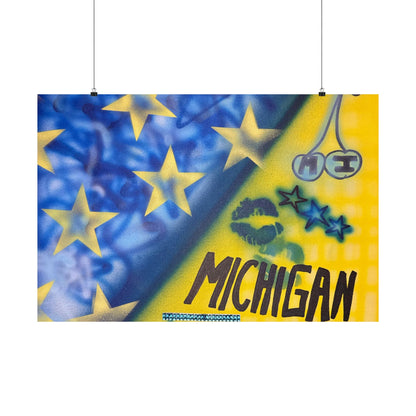 "ann arbor, mi" airbrush horizontal print