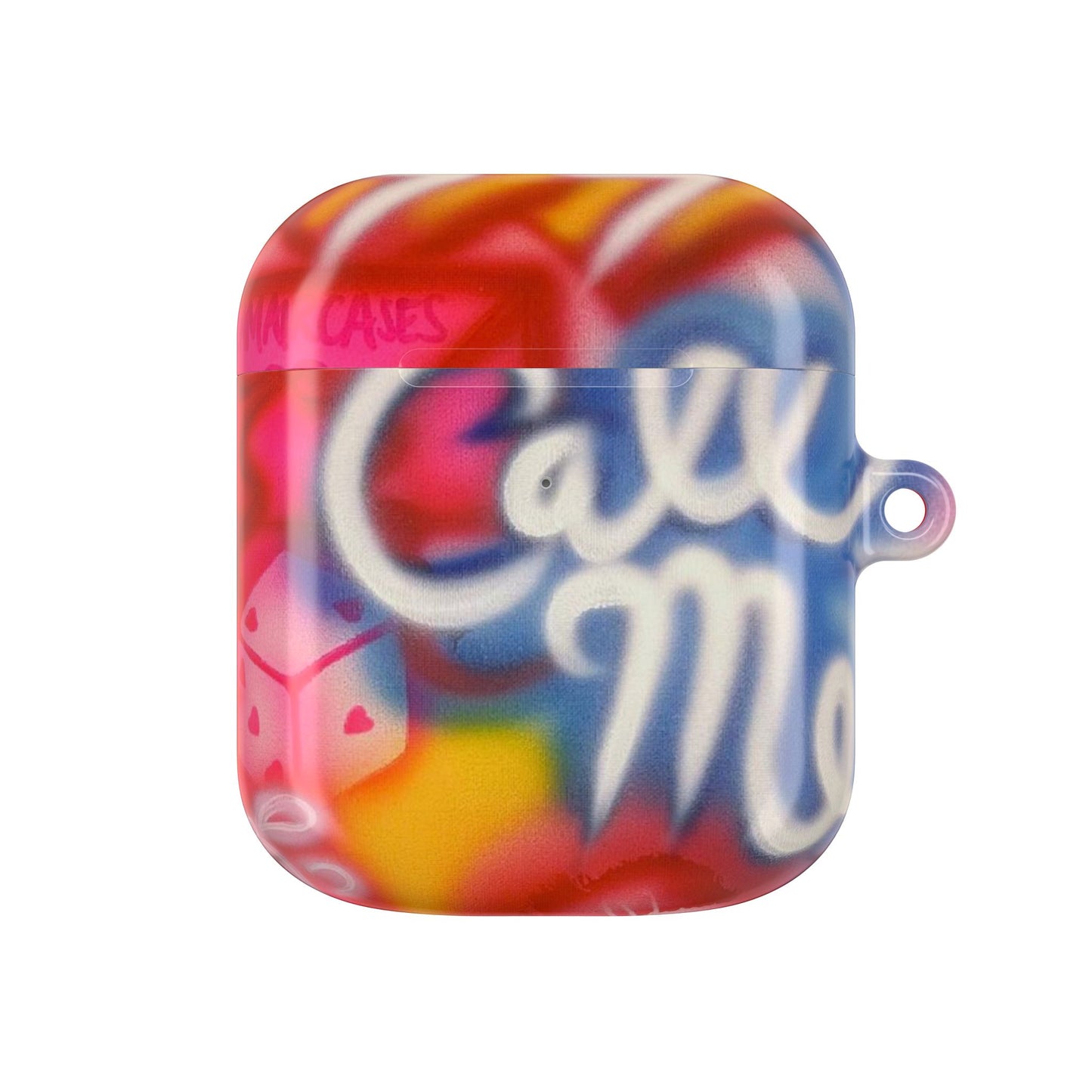 "call me" airbrush airpod cases