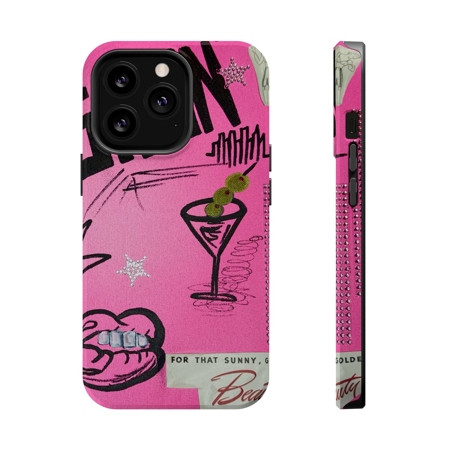MagSafe "high fashion" airbrush iPhone case