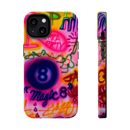 MagSafe "colorful chaos" airbrush iPhone case