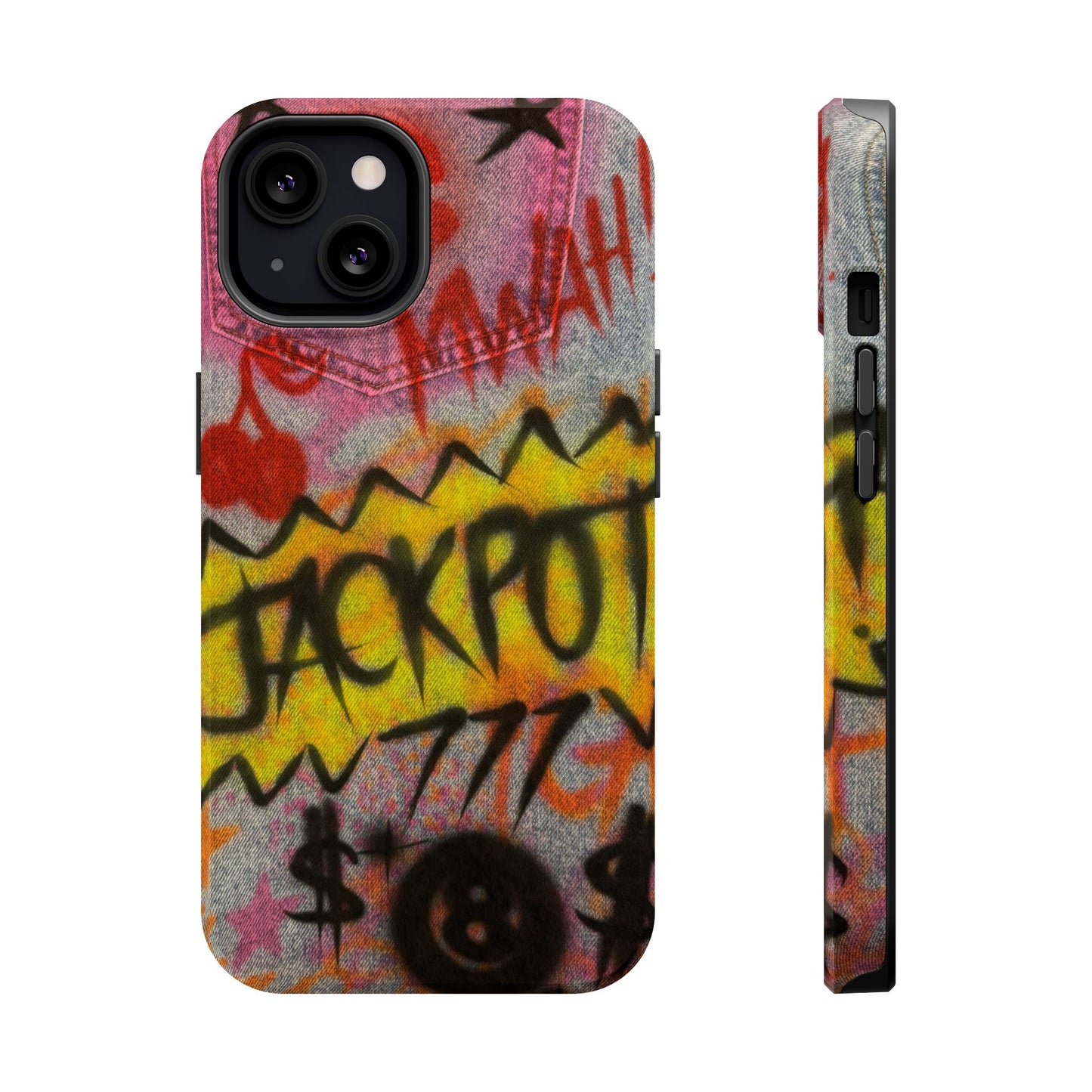 MagSafe "JACKPOT!" airbrush iPhone case
