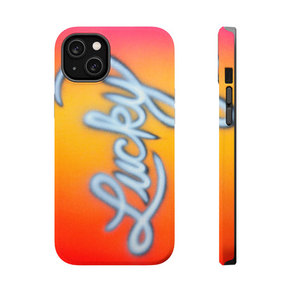 MagSafe "lucky" airbrush iPhone case