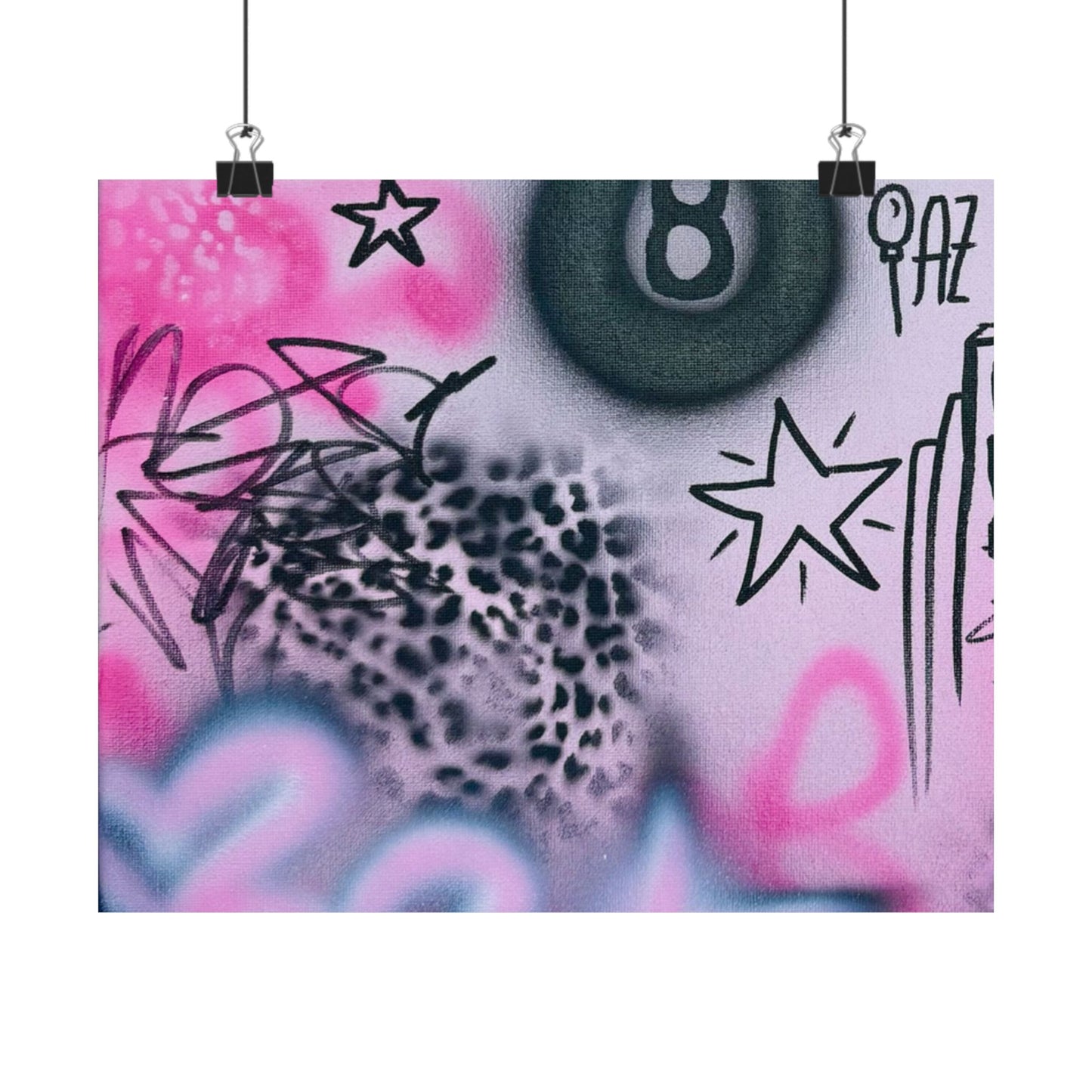 "onyx cheetah" airbrush horizontal print