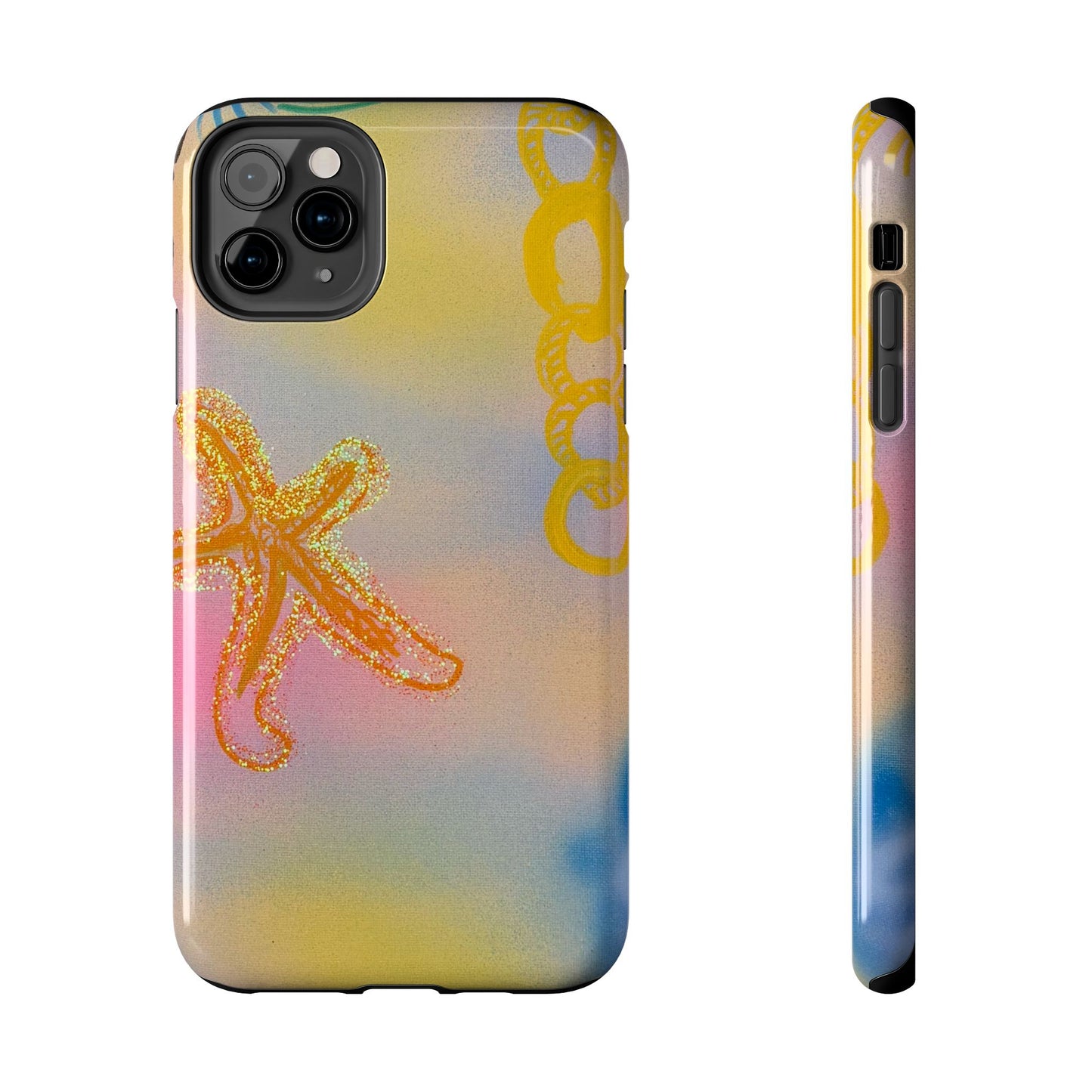 "sweet starfish" airbrush iPhone case