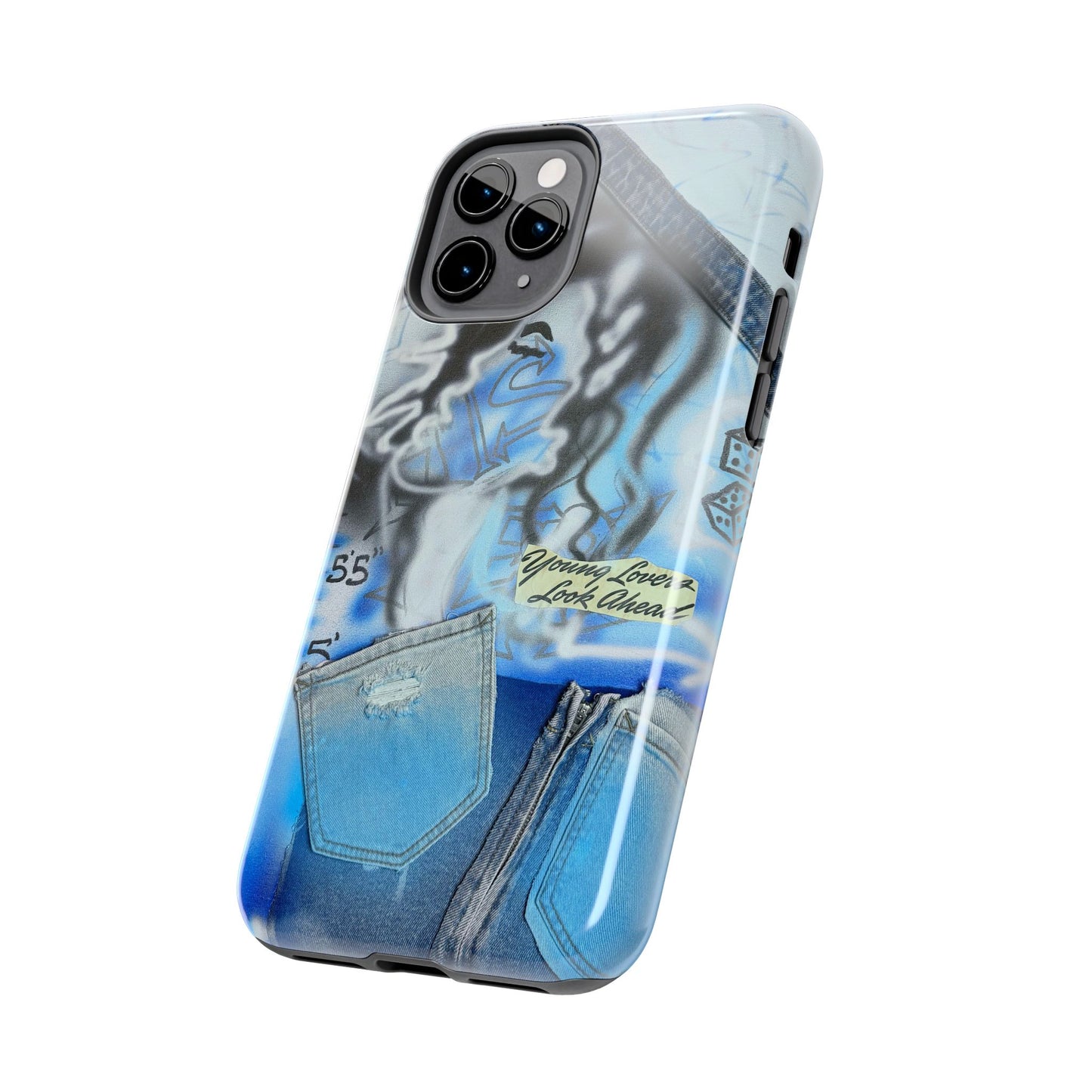 "young lovers" airbrush iPhone case
