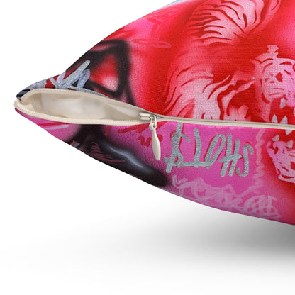 "extra dirty, plz" airbrush pillow