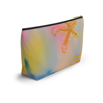 "sweet starfish" airbrush makeup pouch