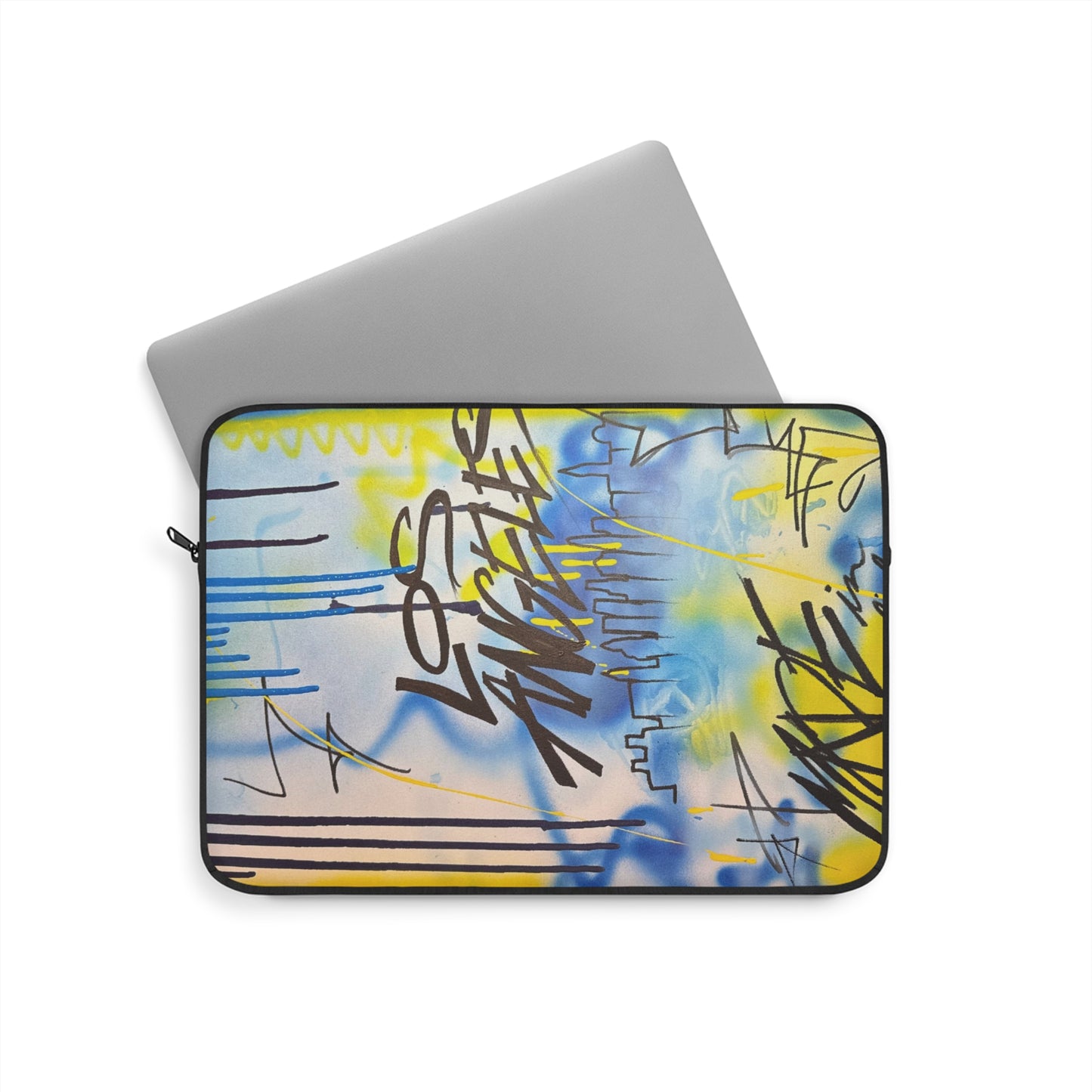 "los angeles" airbrush laptop sleeve