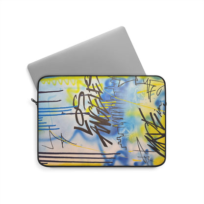 "los angeles" airbrush laptop sleeve