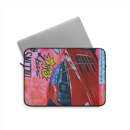 "miami momentos" airbrush laptop sleeve