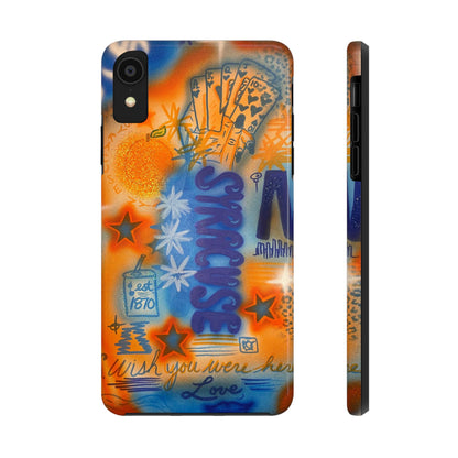 "syracuse" airbrush iPhone case