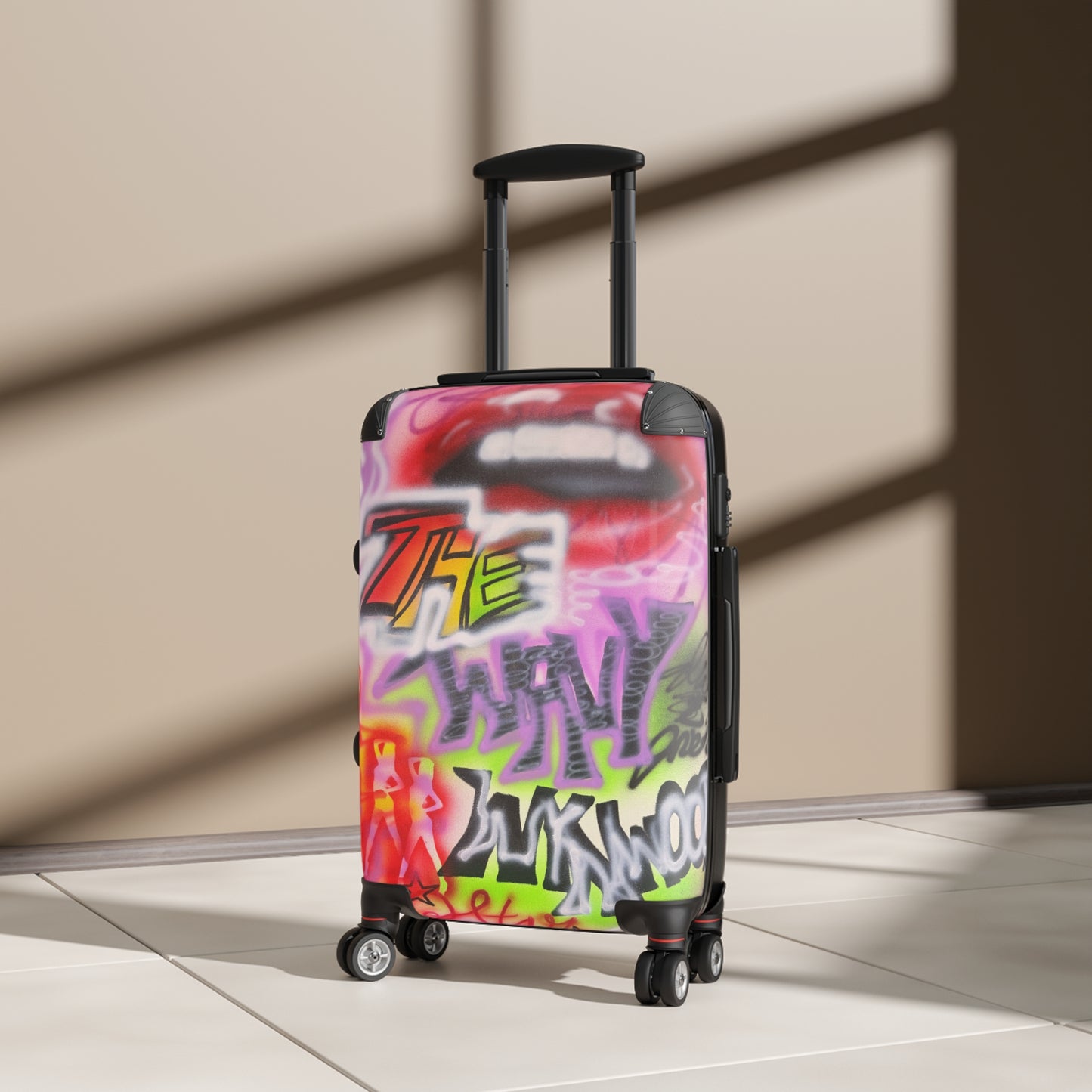 "wynwood gold" airbrush suitcase