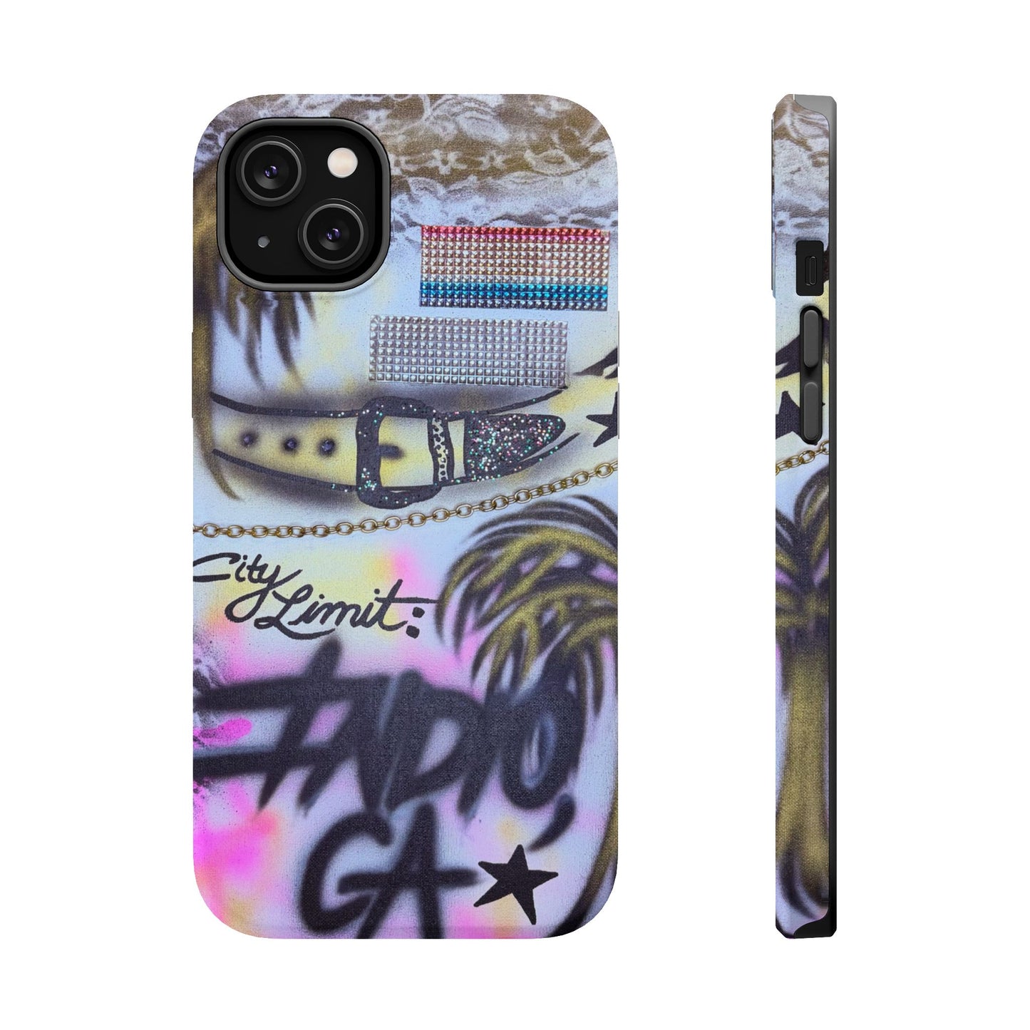 MagSafe "indio, ca" airbrush iPhone case