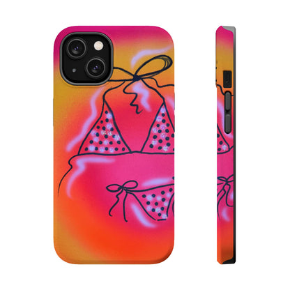 MagSafe "glitter bikini" airbrush iPhone case
