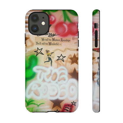 "the rodeo" airbrush iPhone case