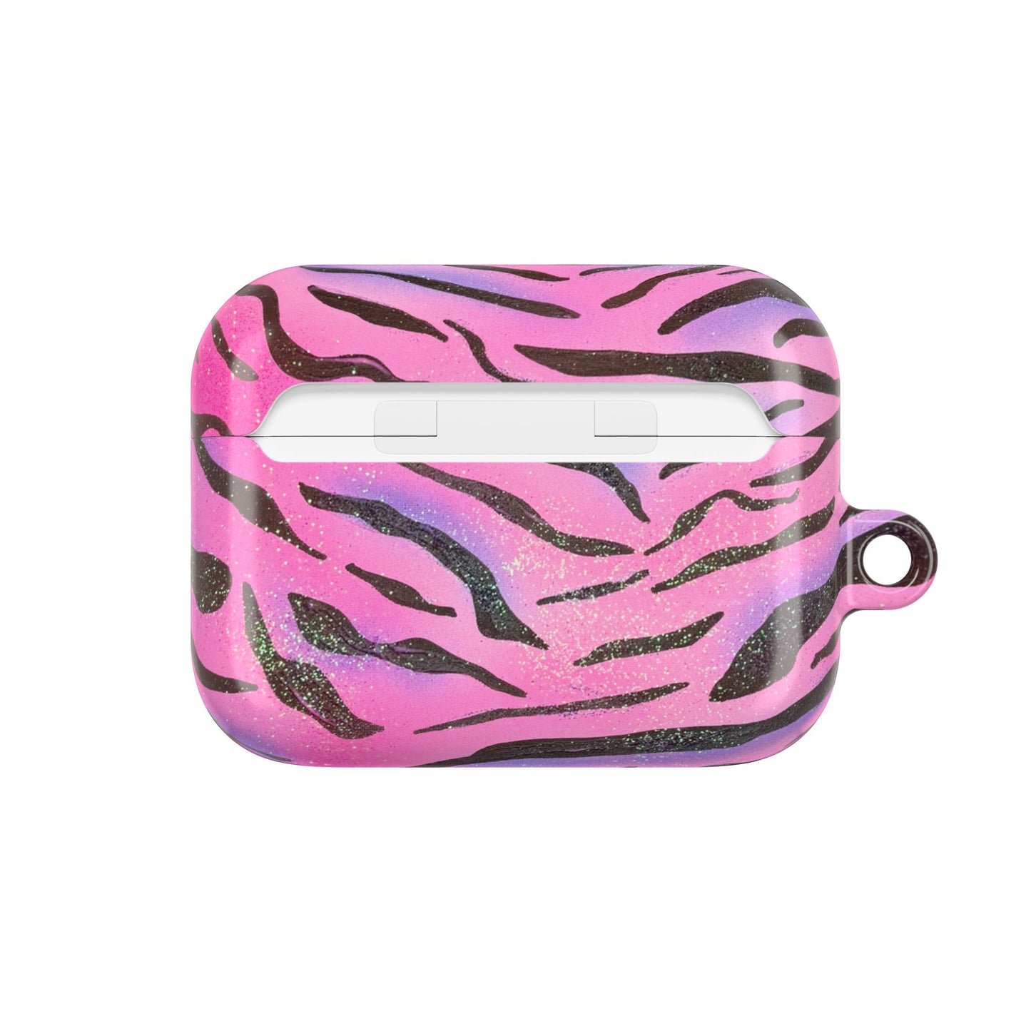 "glitter zebra" airbrush airpod cases