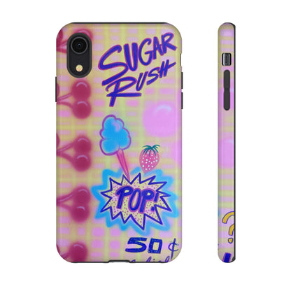 "sugar rush" airbrush iPhone case