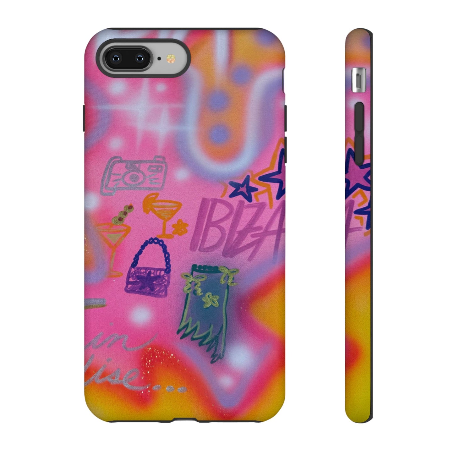 "ibiza" airbrush iPhone case