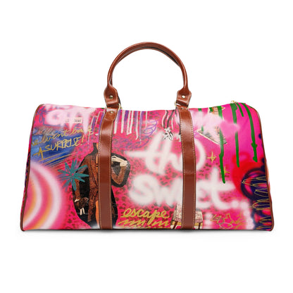 "sweet escape" airbrush waterproof travel bag