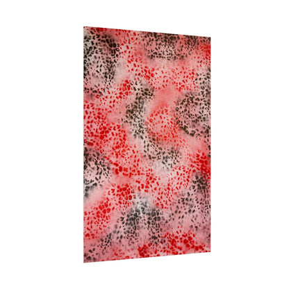 "red cheetah" airbrush rolled print