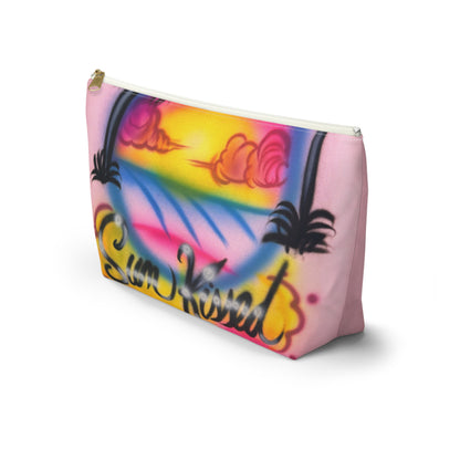 "sunkissed" airbrush makeup pouch