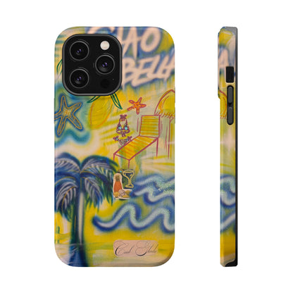MagSafe "ciao bella" airbrush iPhone case