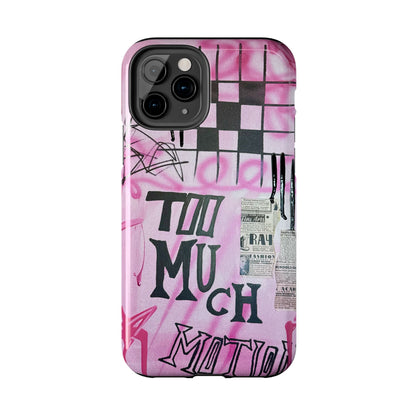 "too much motion" airbrush iPhone case