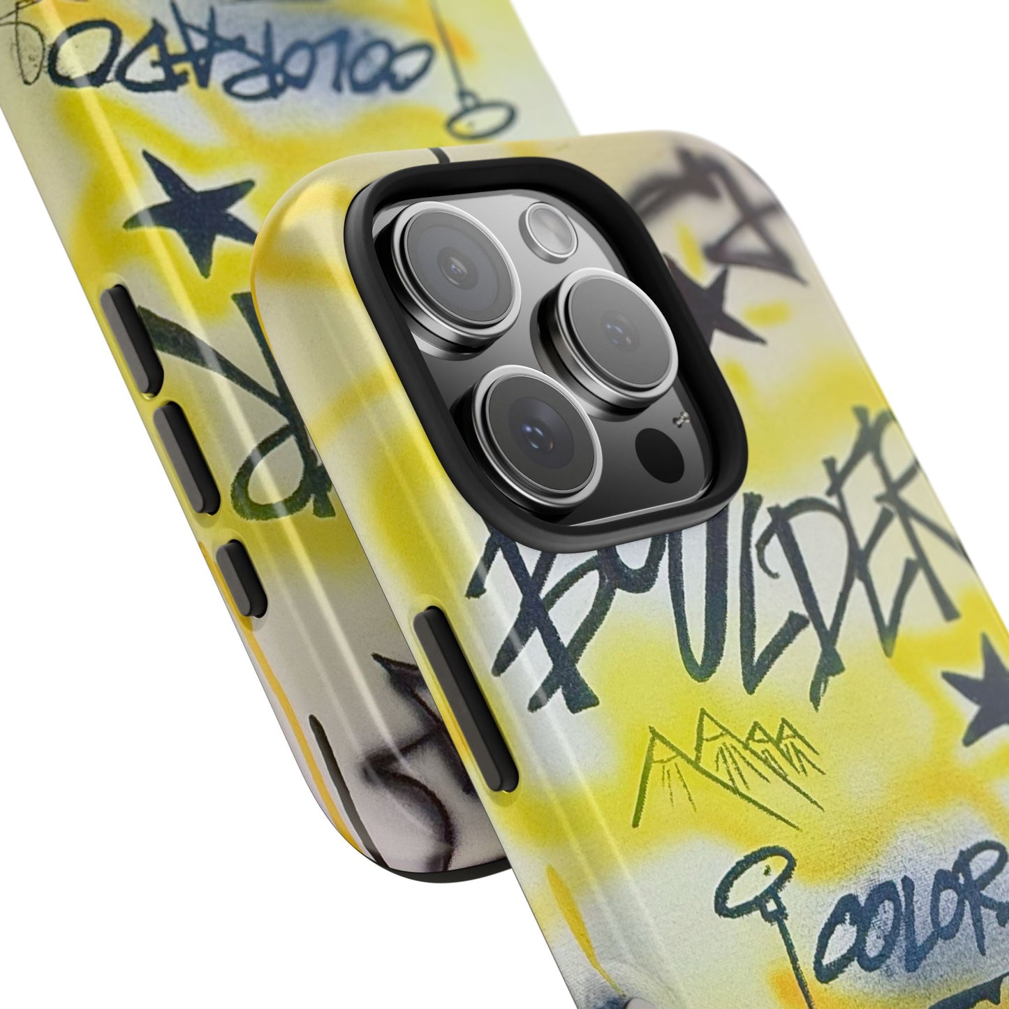 "boulder" airbrush iPhone case