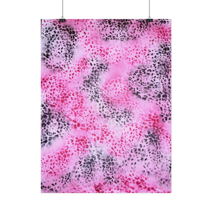 "pink cheetah pt. 2" airbrush rolled print