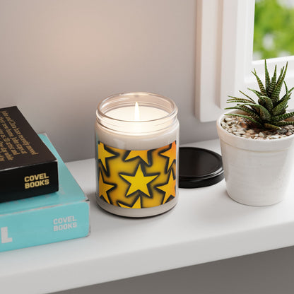 "ur a star" airbrush soy candle