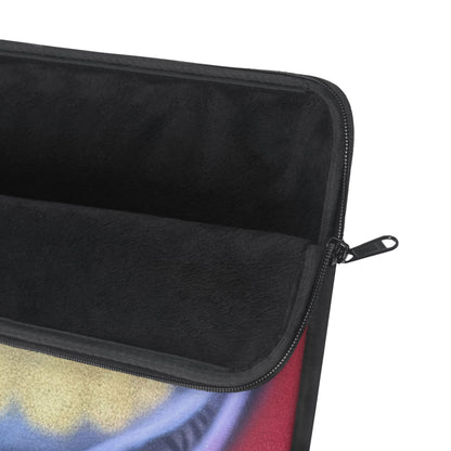 "bite me bling" airbrush laptop sleeve