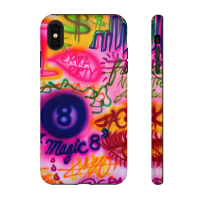 "colorful chaos" airbrush iPhone case