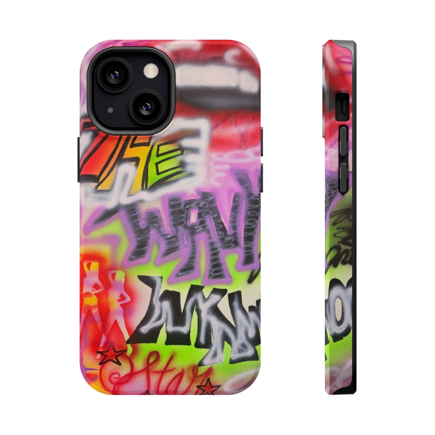 MagSafe "wynwood gold" airbrush iPhone case
