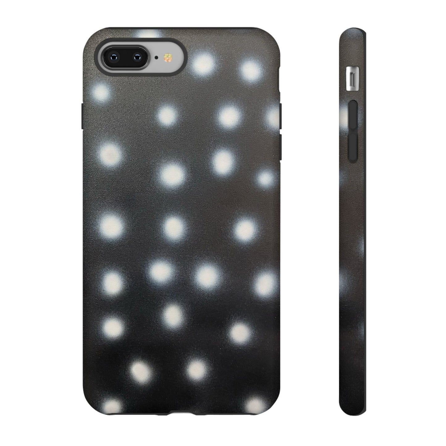 "coconut noir polka dot" airbrush iPhone case