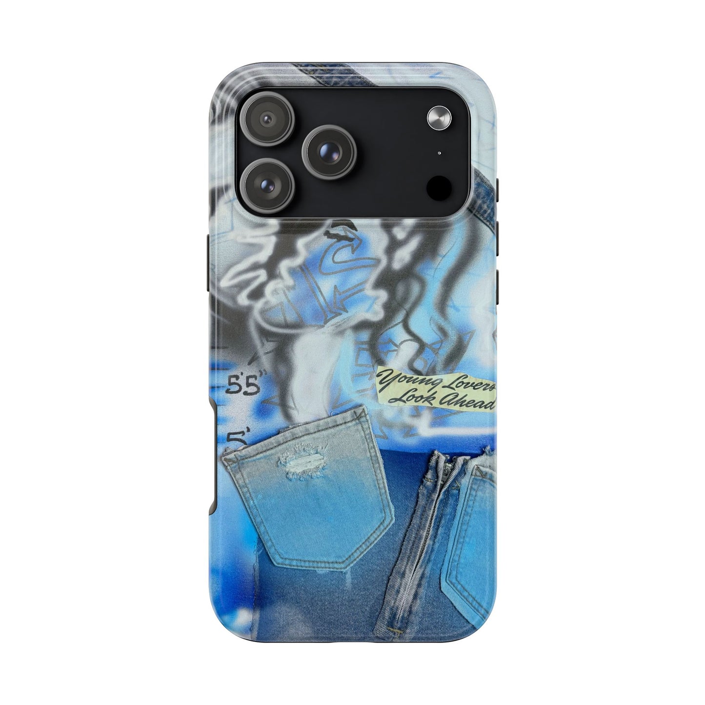 "young lovers" airbrush iPhone case