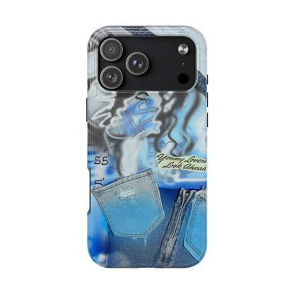 "young lovers" airbrush iPhone case