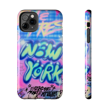 "spending $$ is my talent" airbrush iPhone case