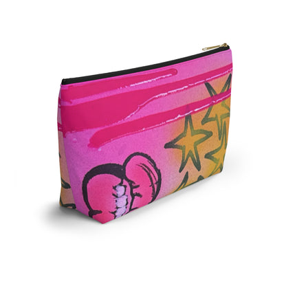 "star drip" airbrush makeup pouch