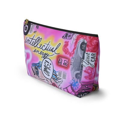 "intellectual energy" airbrush makeup pouch