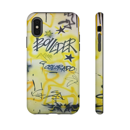 "boulder" airbrush iPhone case