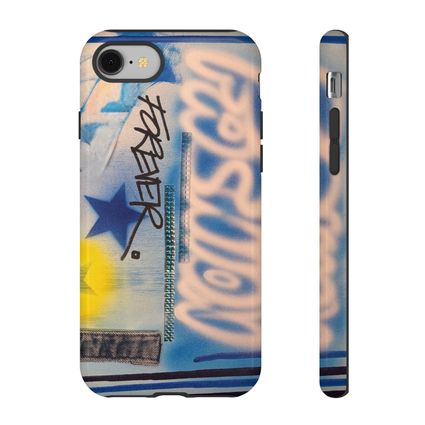 "fashion forever" airbrush iPhone case
