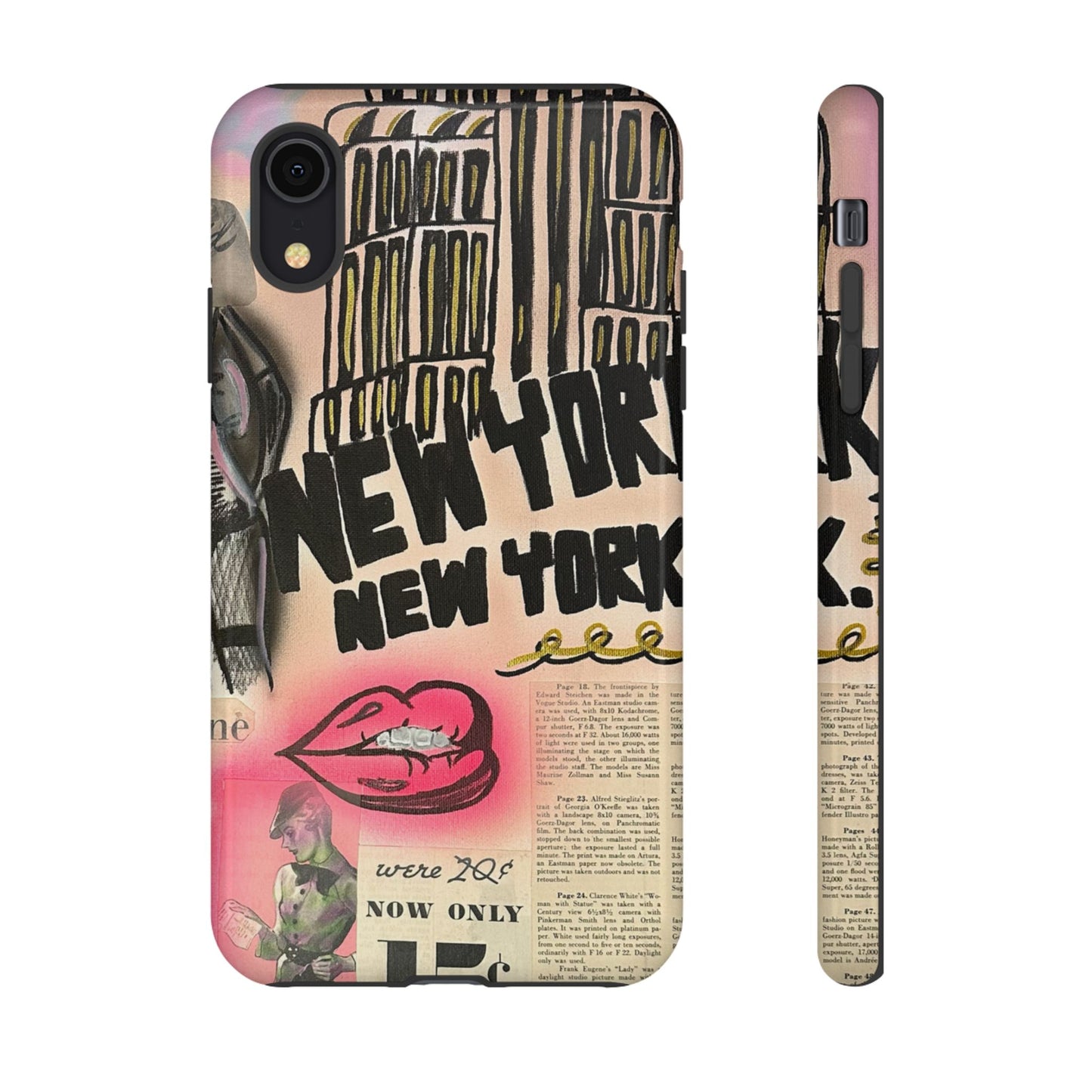 "new york, new york" airbrush iPhone case