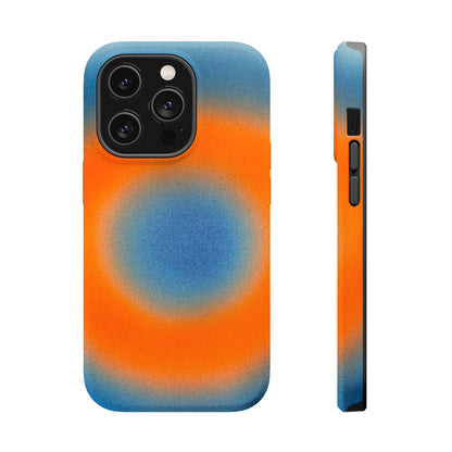 MagSafe "citrus sky aura" airbrush iPhone case