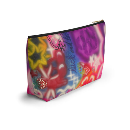 "luck & luv" airbrush makeup pouch