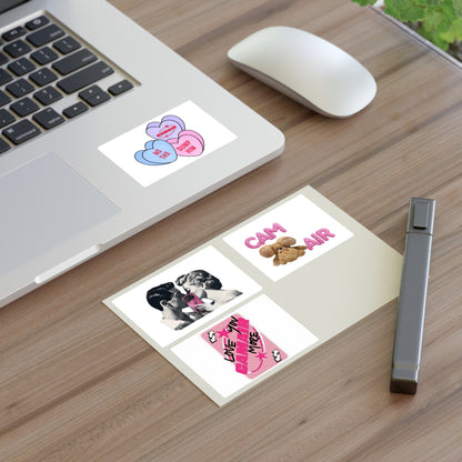 vday airbrush sticker sheet